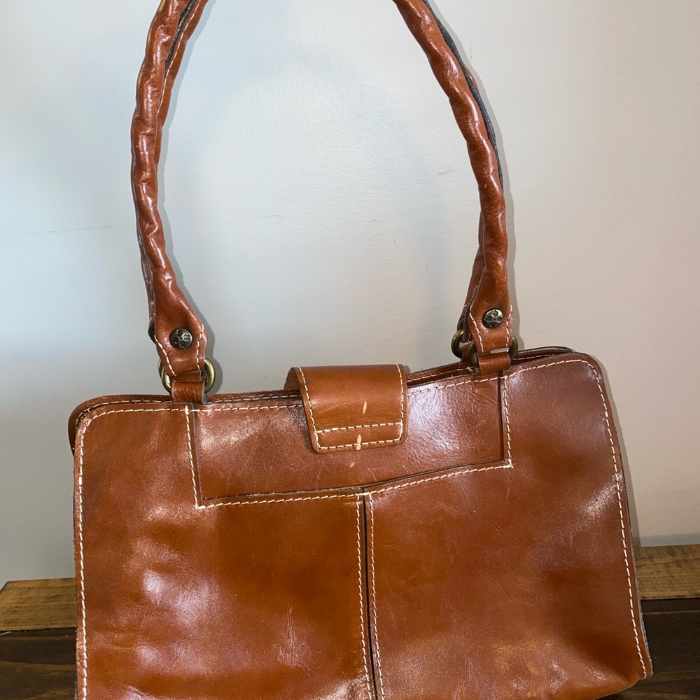 Patricia Nash Italian Leather Shoulder Purse - image 2